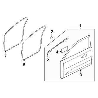 Lincoln OE - Front Door - Door & Components