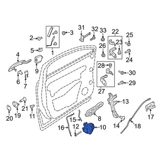 Lincoln OE - Front Left Door Latch Assembly