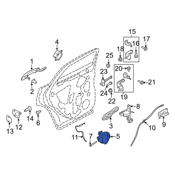 Door Latch Assembly