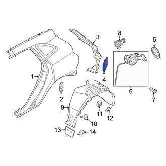 Lincoln OE - Rear Quarter Panel Vent