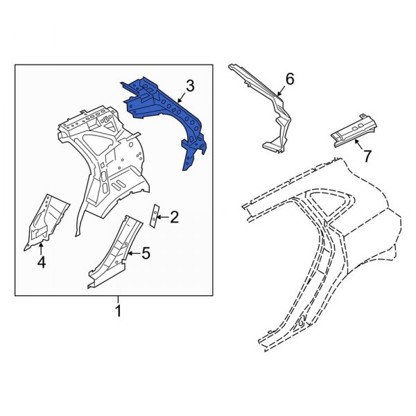 Body D-Pillar Reinforcement