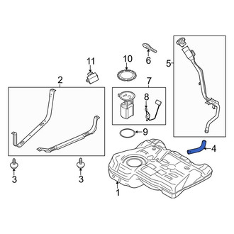 Lincoln OE - Upper Fuel Tank Filler Neck