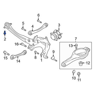 Lincoln OE - Suspension Knuckle Bolt
