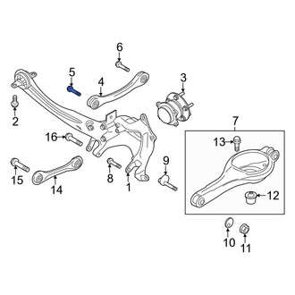 Lincoln OE - Upper Suspension Control Arm Bolt