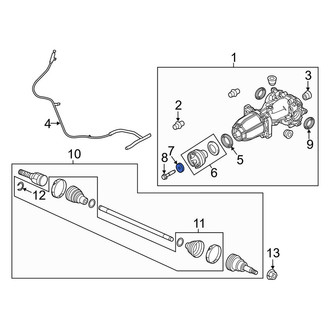Lincoln OE - Rear Drive Shaft Pinion Yoke Washer