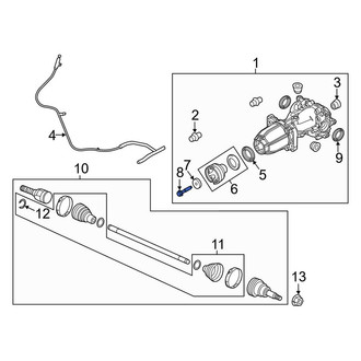 Lincoln OE - Drive Shaft Pinion Yoke Bolt
