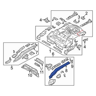 Lincoln OE - Front Right Outer Frame Side Member