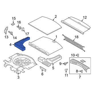 Lincoln OE - Rear Right Floor Storage Compartment