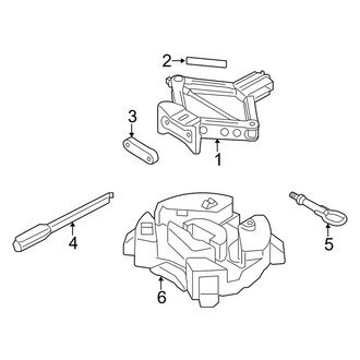 Lincoln OE - Rear Body & Floor - Jack & Components