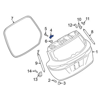 Lincoln OE - Rear Liftgate Hinge