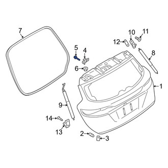 Lincoln OE - Liftgate Hinge Bolt