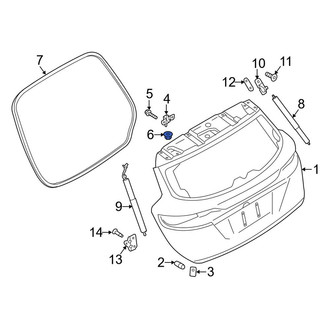 Lincoln OE - Trailer Hitch Nut