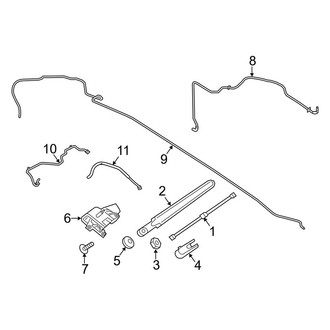 Lincoln OE - Lift Gate - Wiper & Washer Components (Black Label / Premiere / Reserve / Select)