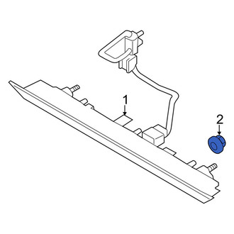 Lincoln OE - Center High Mount Stop Light Nut