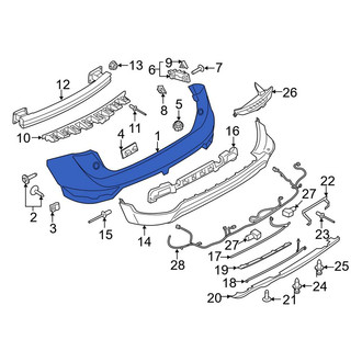 Lincoln OE - Rear Bumper Cover