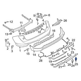 Lincoln OE - Wheel Arch Molding Clip