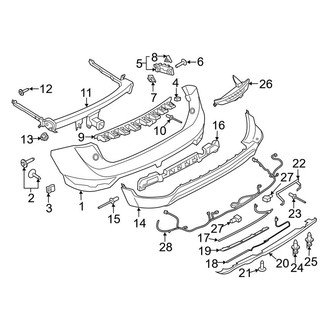 Lincoln OE - Rear Bumper - Bumper & Components (With Trailer Package)