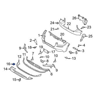 Lincoln OE - Radiator Support Splash Shield Nut