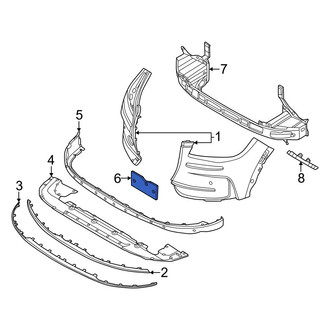 Lincoln OE - Front License Plate Bracket