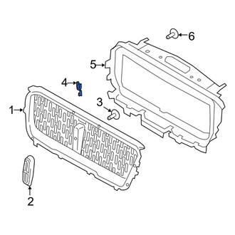 Lincoln OE - Front Grille Molding