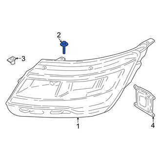 Lincoln OE - Headlight Mounting Screw
