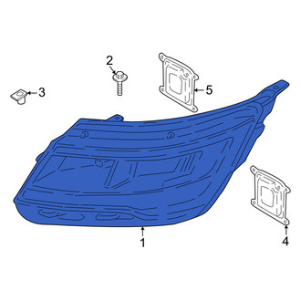 Lincoln OE - Front Right Headlight Assembly