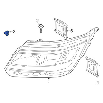 Lincoln OE - Headlight Mounting Nut