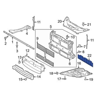 Lincoln OE - Front Radiator Support Splash Shield