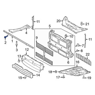 Lincoln OE - Radiator Support Tie Bar Bolt