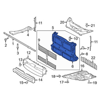 Lincoln OE - Front Radiator Shutter Assembly