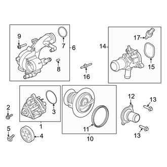 Lincoln OE - Cooling - Water Pump (2.0L)