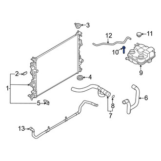 Lincoln OE - Engine Coolant Reservoir Bolt
