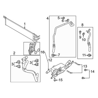 Lincoln OE - Cooling - Trans Oil Cooler (2.0L)