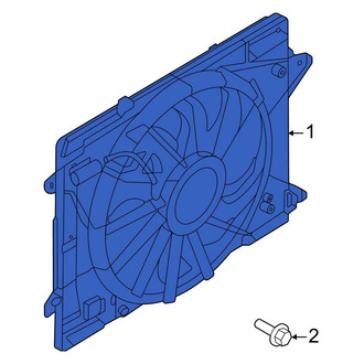 Lincoln OE - Engine Cooling Fan Assembly