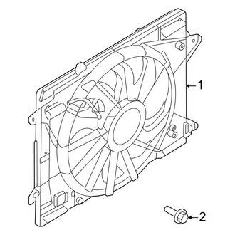 Lincoln OE - Cooling Fan (2.5L)