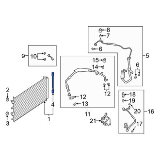 Lincoln OE - A/C Receiver Drier