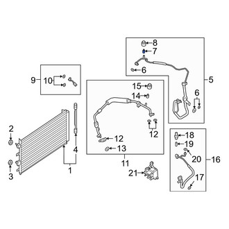 Lincoln OE - A/C Service Valve Core