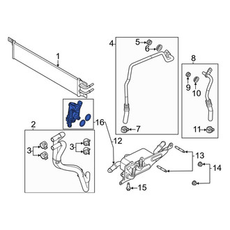 Lincoln OE - Automatic Transmission Oil Cooler Control Valve