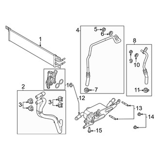 Lincoln OE - Cooling - Trans Oil Cooler (2.3L)