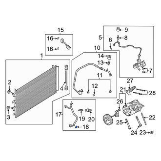 Lincoln OE - A/C Refrigerant Line Seal Kit