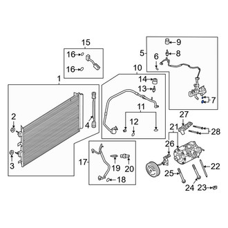 Lincoln OE - A/C Expansion Valve Seal Kit