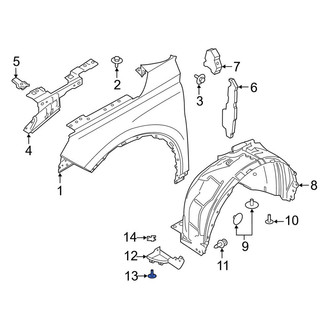 Lincoln OE - Fender Liner Extension Screw
