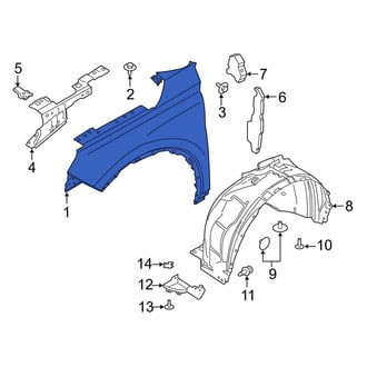 Lincoln OE - Front Left Fender