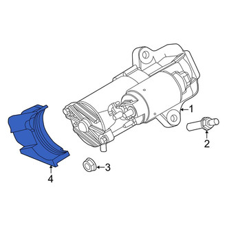 Lincoln OE - Starter Heat Shield