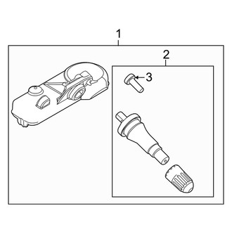 Lincoln OE - Electrical - Tire Pressure Monitor Components (Base / Reserve)