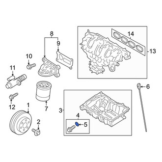 Lincoln OE - Engine Oil Drain Plug Gasket