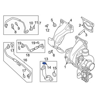 Lincoln OE - Turbocharger Oil Line Gasket