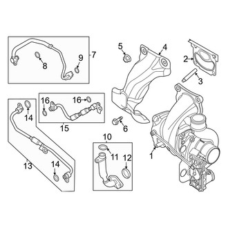 Lincoln OE - Engine / Transaxle - Turbocharger & Components (2.0L)