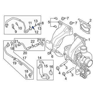 Lincoln OE - Turbocharger Oil Line Gasket