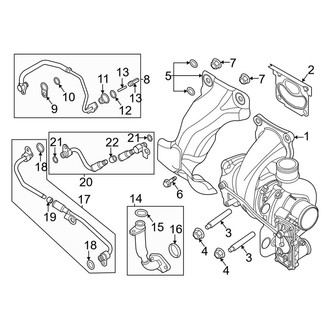 Lincoln OE - Engine / Transaxle - Turbocharger & Components (2.3L)